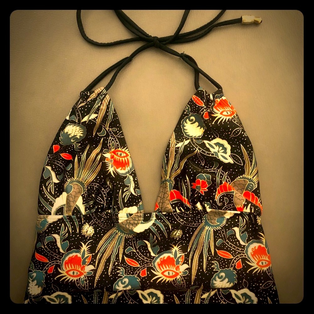 French Connection Phoenix Black One Piece Swimsuit